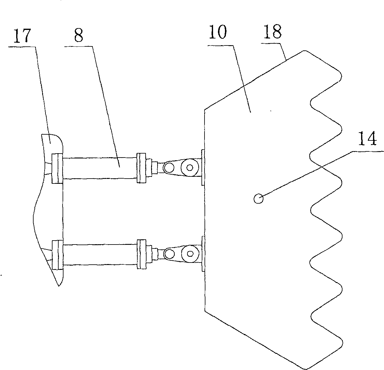 Vertical lifting and locking device