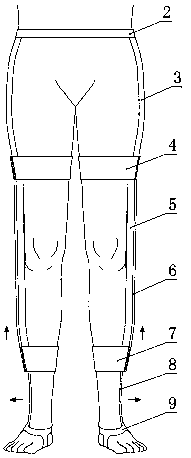 Device for correcting knee joint varus and valgus deformity