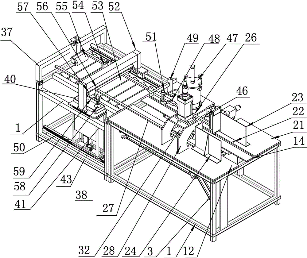 Automatic branding, drilling and labelling machine