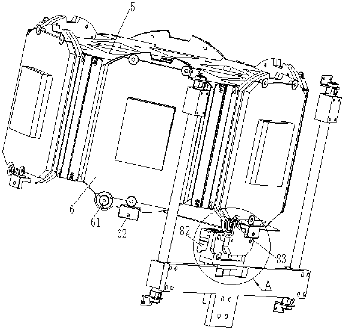 Automatic cutting device and automatic cutting equipment