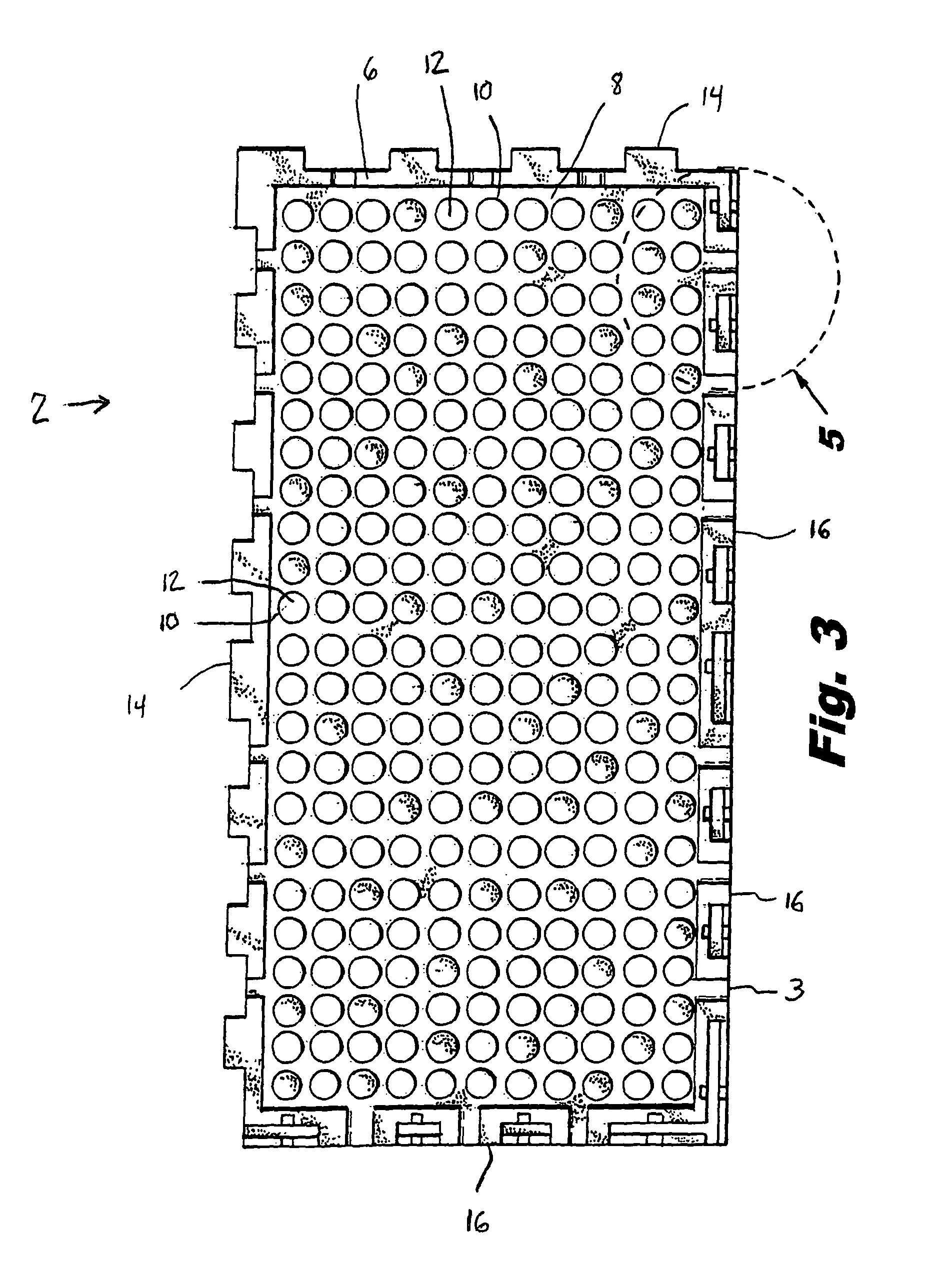 Interlocking rubber tiles for playgrounds