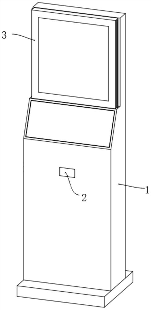 Cross-border e-commerce visitor identification device based on AI