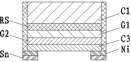 Reverse-side printing process for resistor protruding electrode