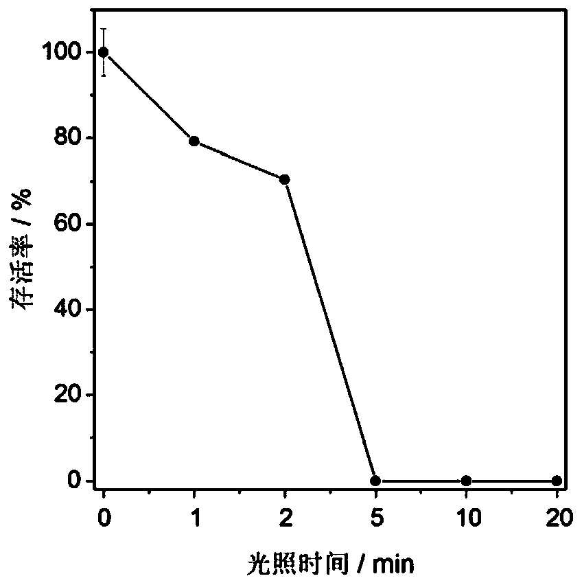 Photodynamic sterilization method for acidic foods