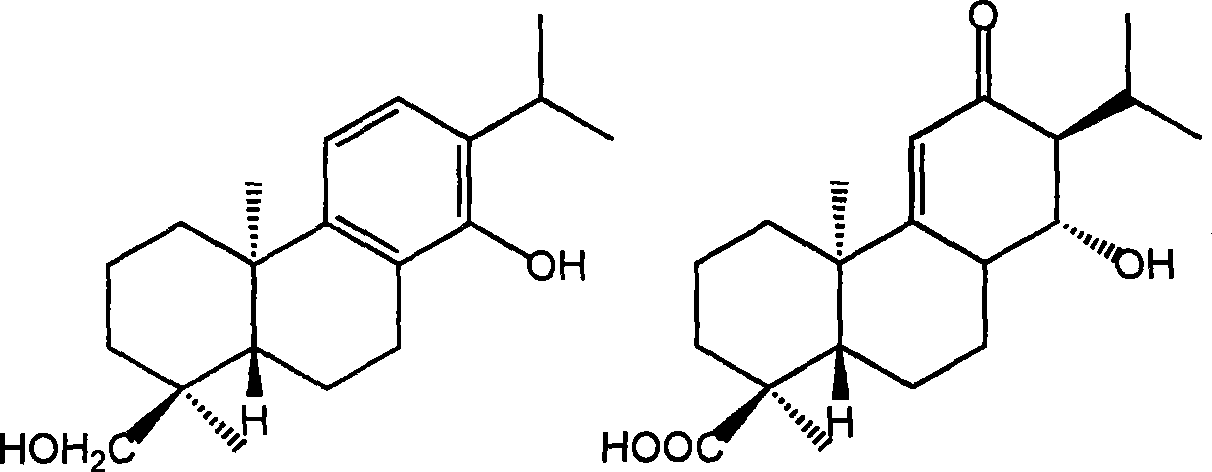 Ent-abieta diterpenoid largeleaf rabdosia leaf I and J, preparation method and use thereof