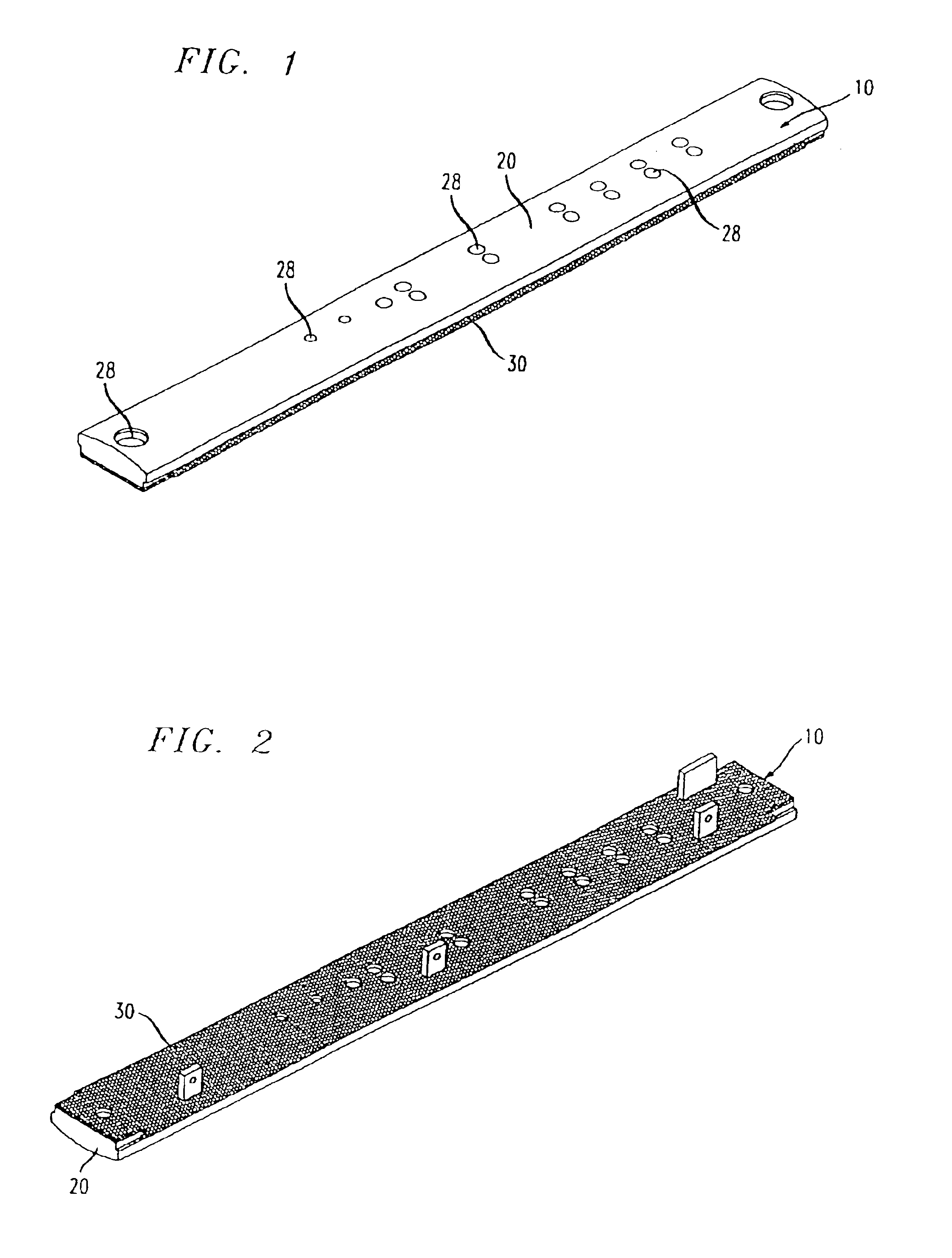 Device and method of forming a unitary electrically shielded panel