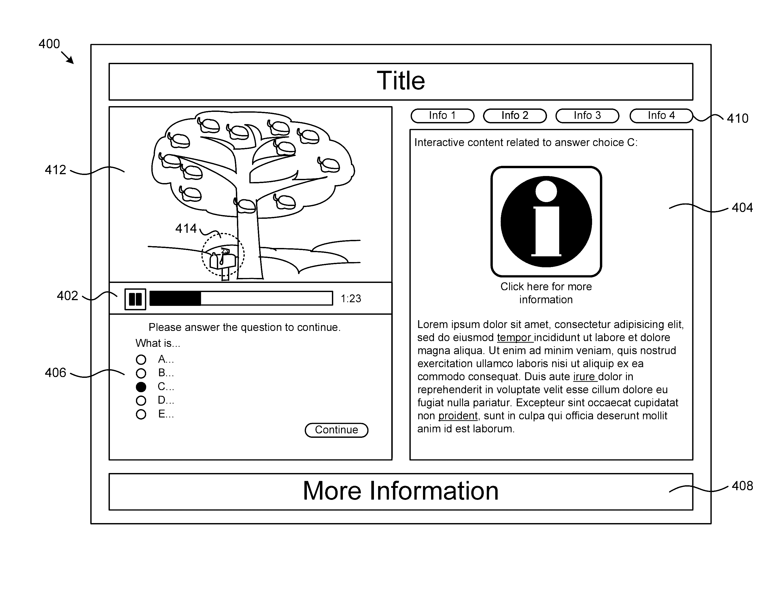 Apparatus, method, and computer program product for synchronizing interactive content with multimedia