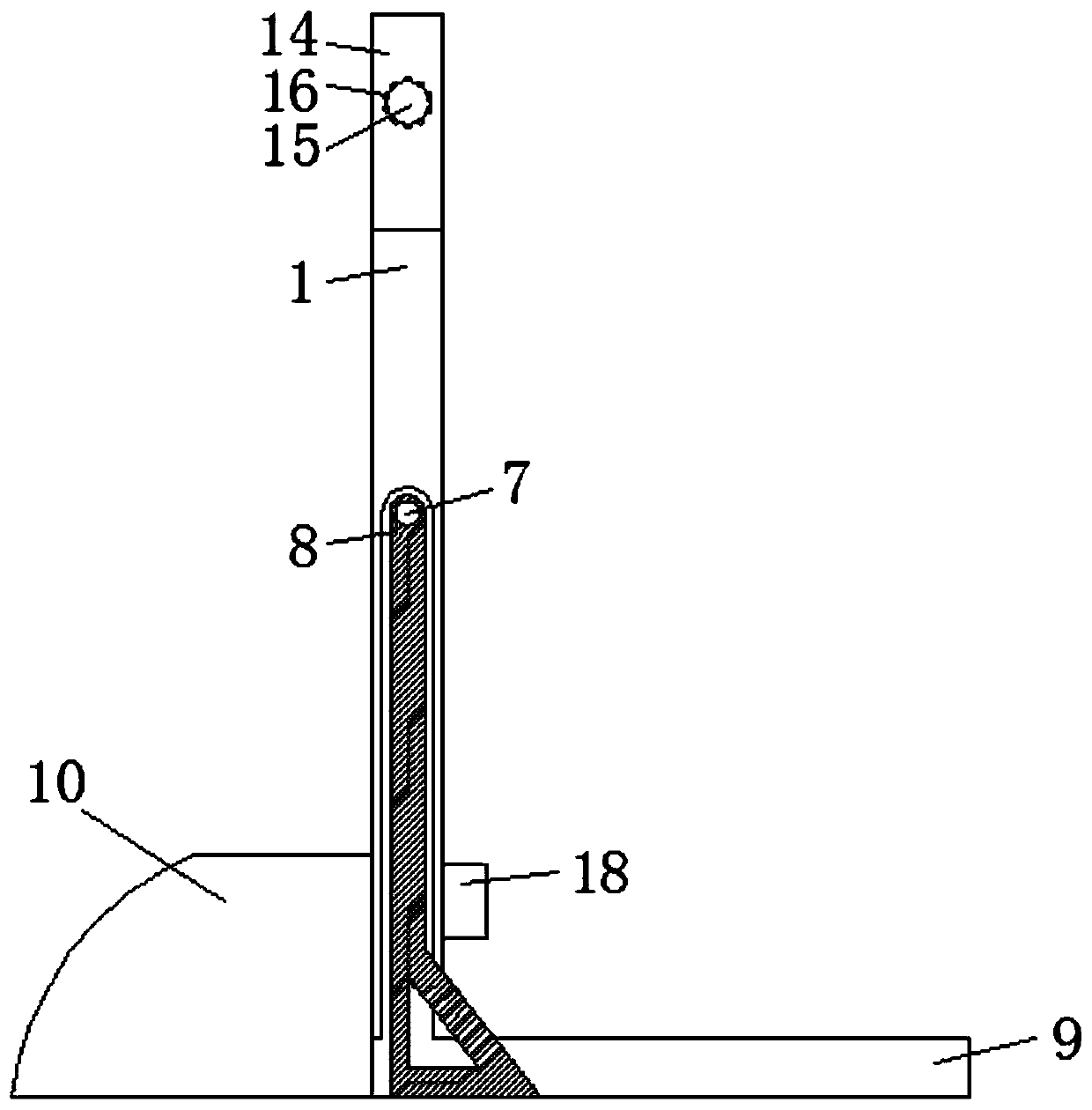 A paddy drying and collecting device suitable for small cement drying fields in rural areas