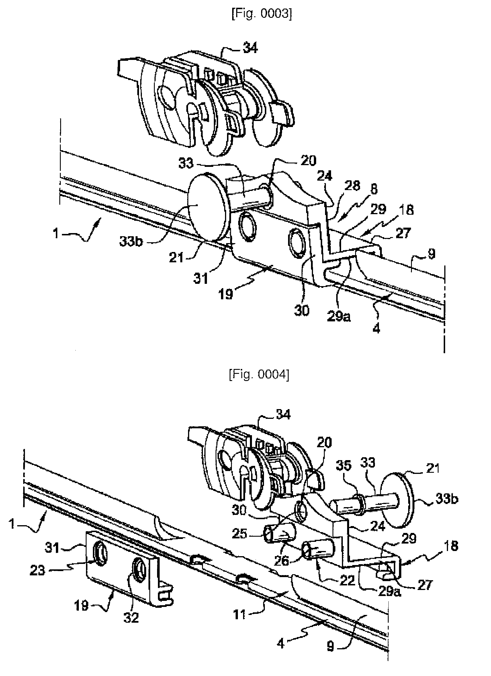 Connector Connecting a Windscreen-Wiper Blade to a Drive Arm