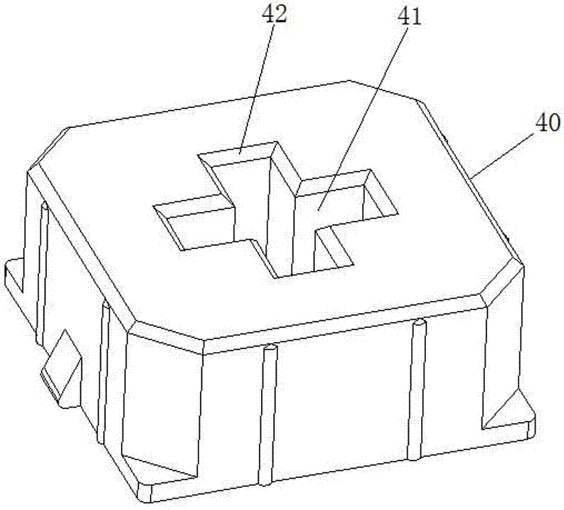 Horizontal thin switch