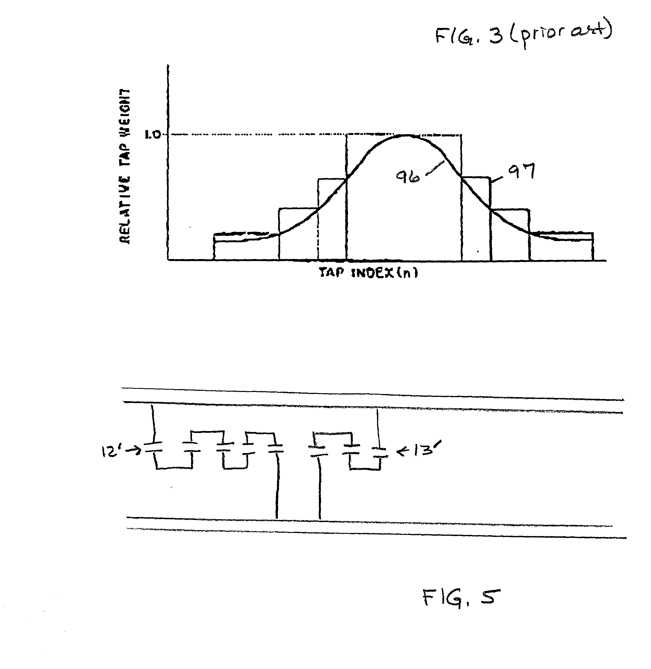 String weighted surface-acoustic-wave transducer