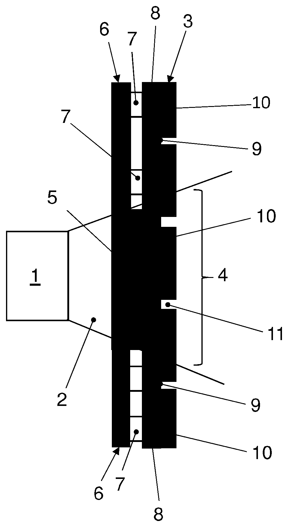 Device for heating a vehicle cover