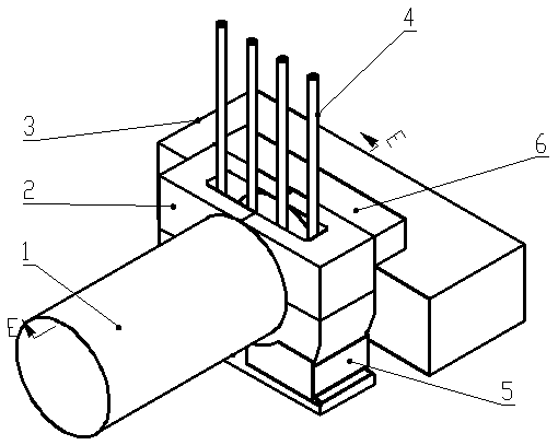 Anode steel claw welding tool and method