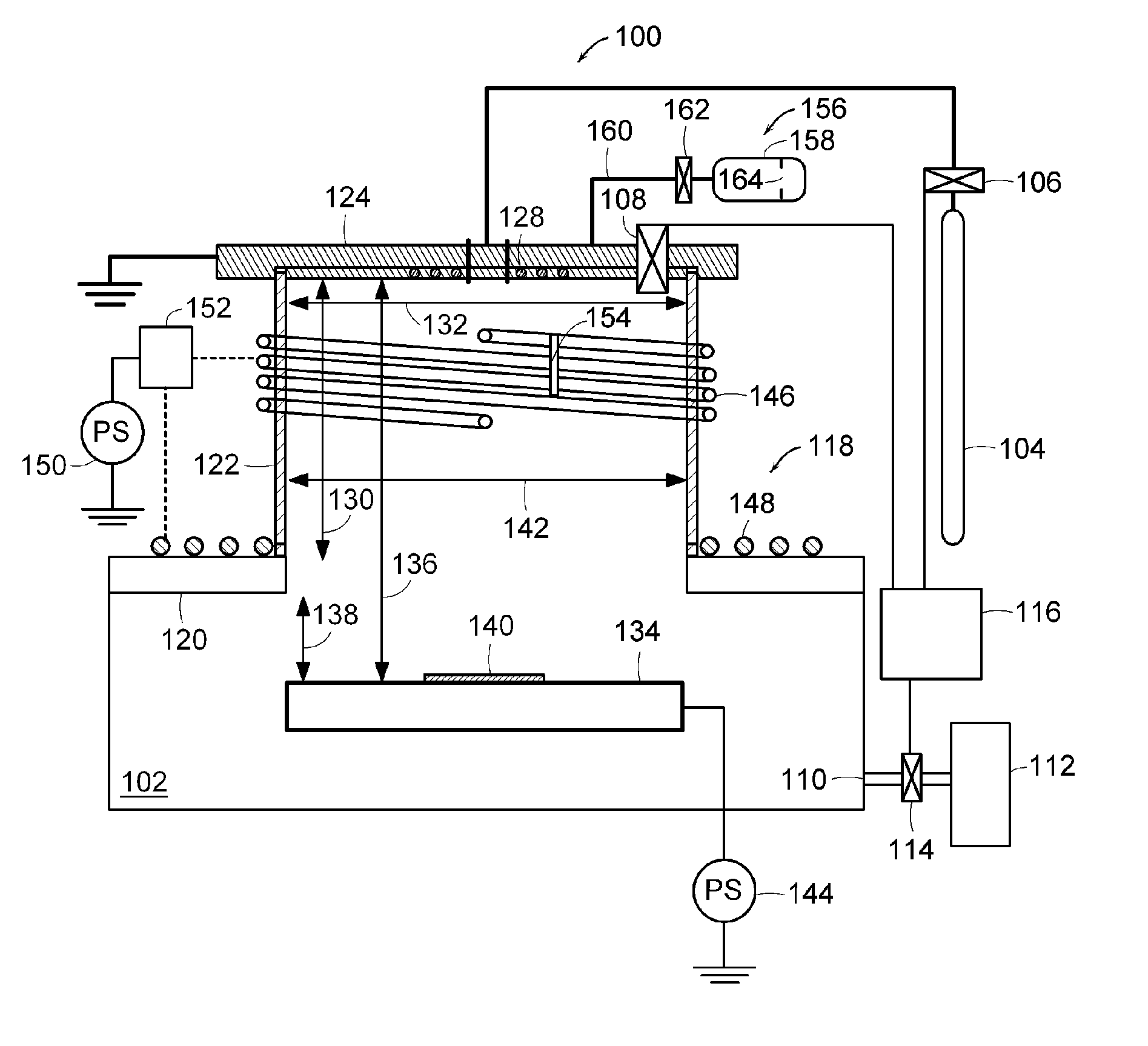 RF Plasma Source With Conductive Top Section