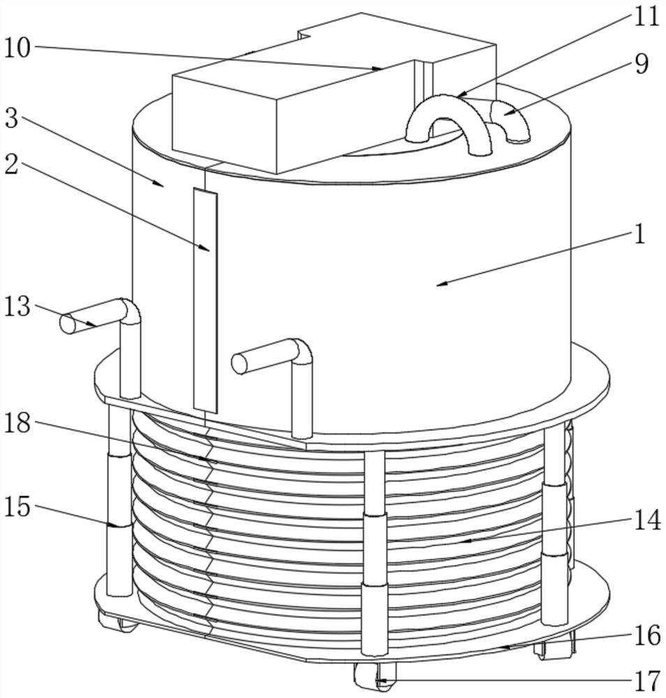 A wellhead quick thawing device