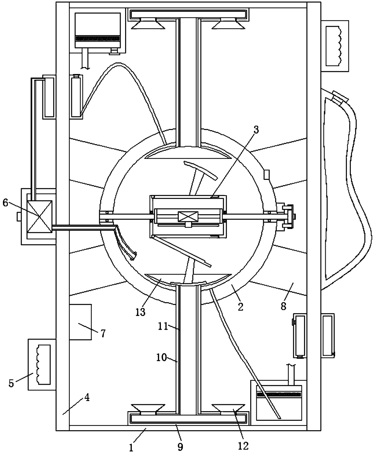 Gas pre-processing and sampling collector of underground mine containing large amount of dust