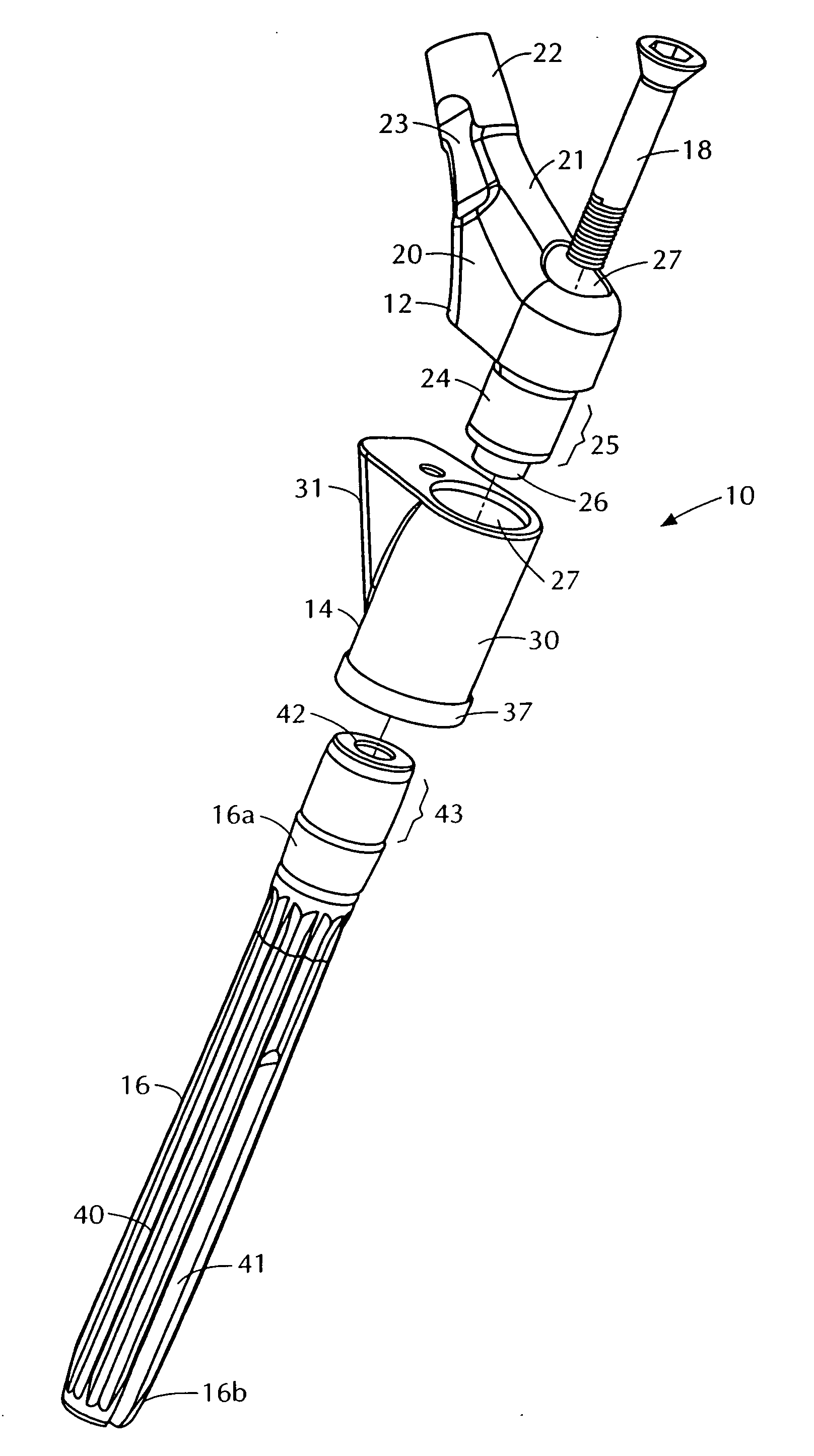 Modular hip prosthesis