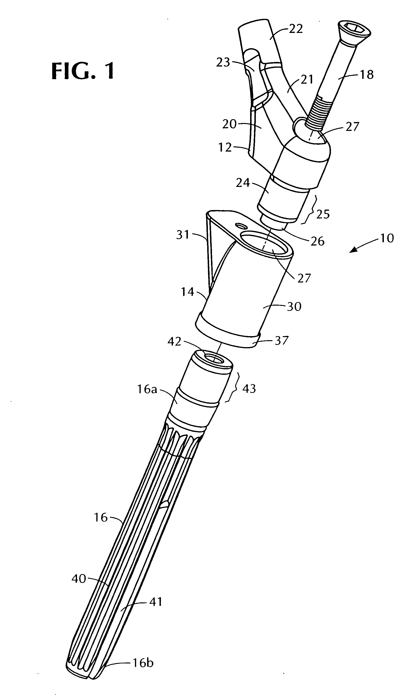 Modular hip prosthesis