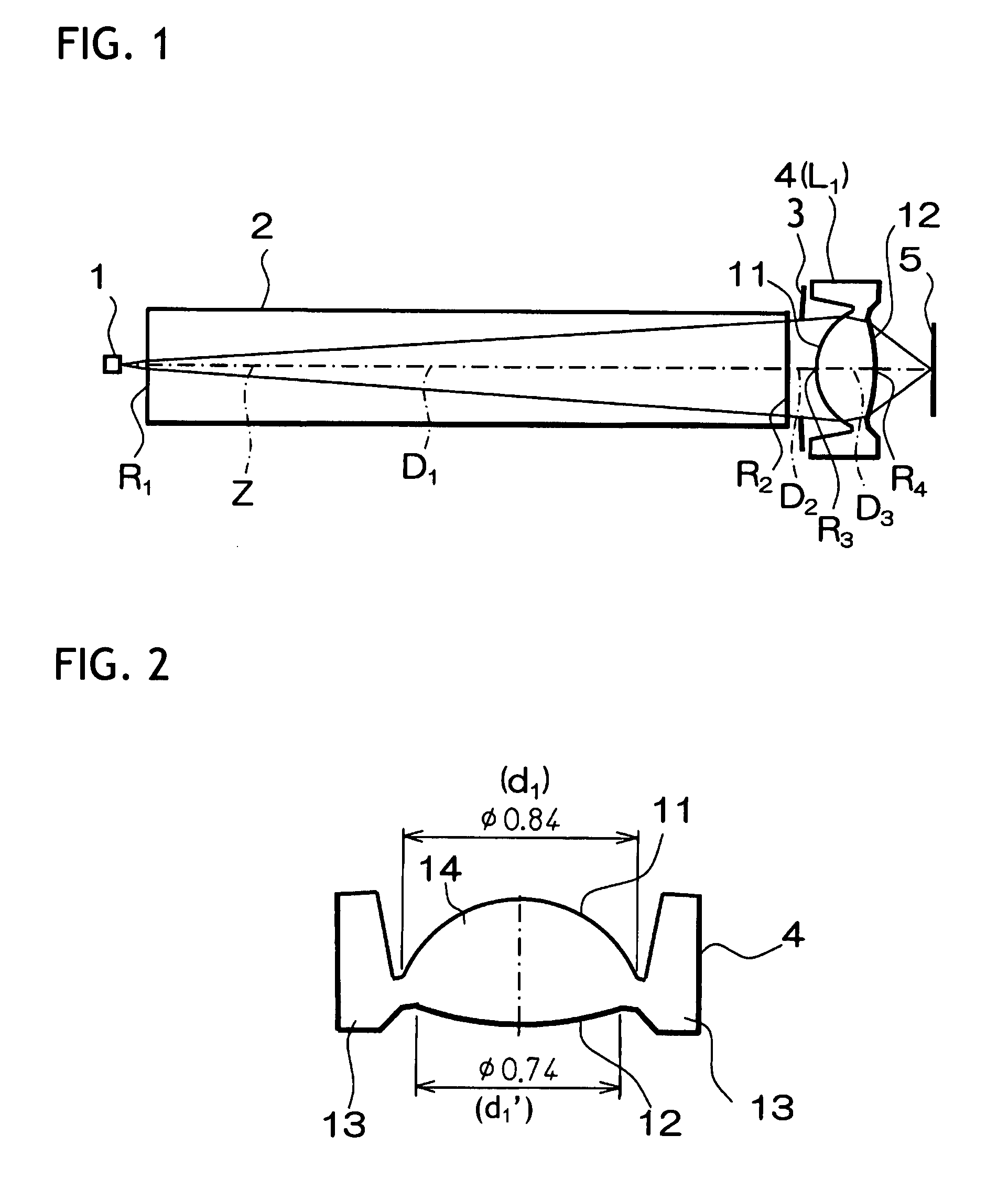 Molded lens