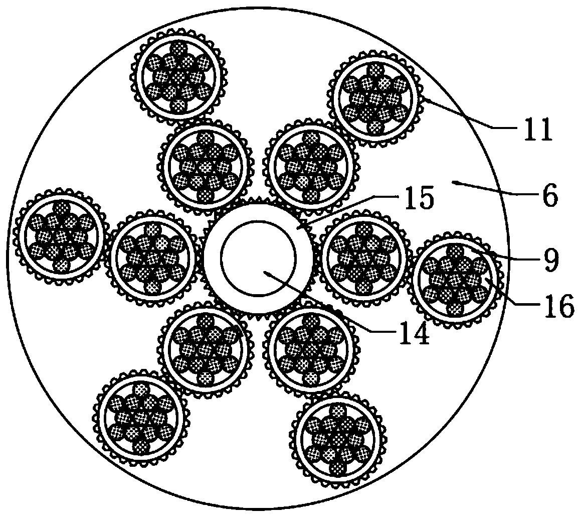 Backwashing device and method for purifying micro-particle suspended matters in wastewater