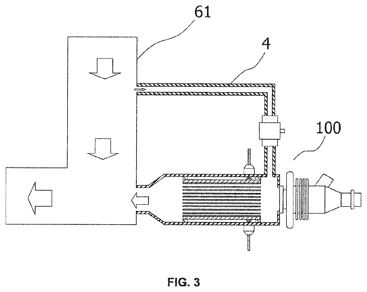 Reductant injecting device, exhaust gas processing device and exhaust gas processing method