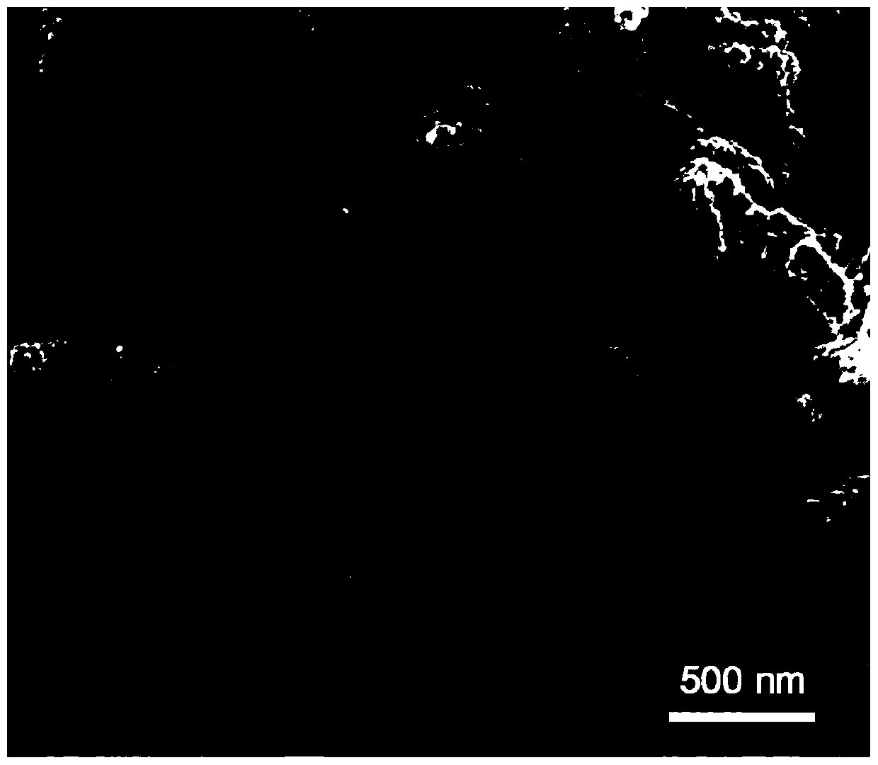 Large-scale production method of nitrogen-rich and phosphorus-rich doped amorphous carbon/graphite carbon nano-composite powder