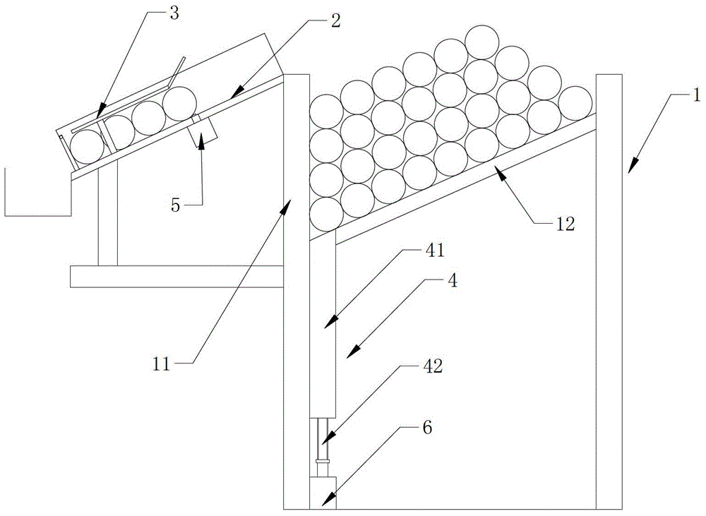 Metal bar automatic feeding device for heating furnace