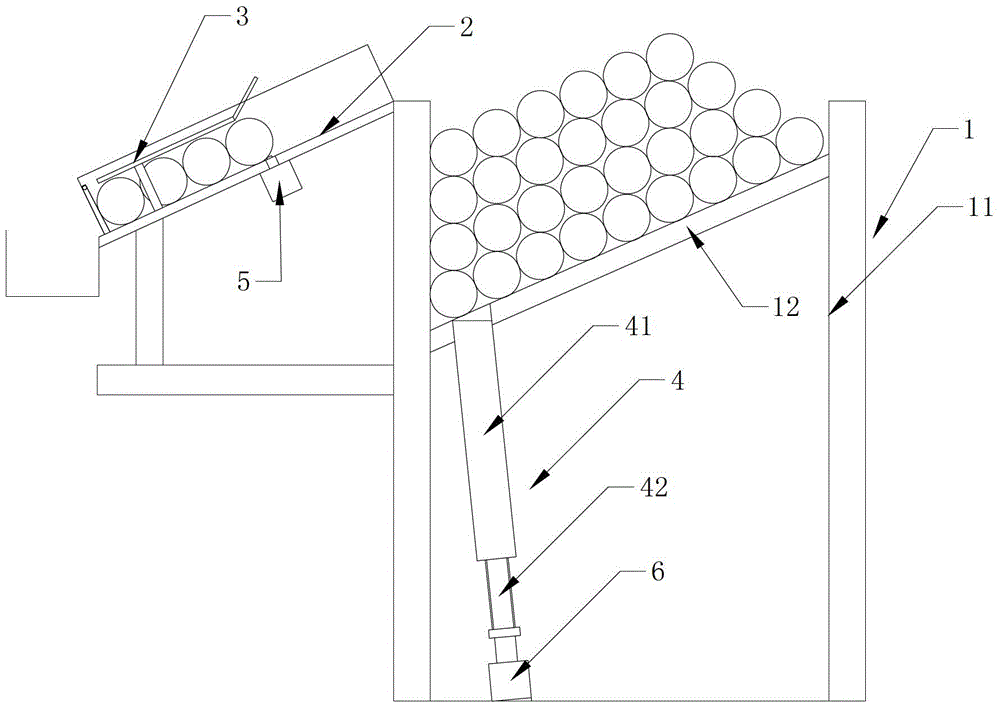 Metal bar automatic feeding device for heating furnace