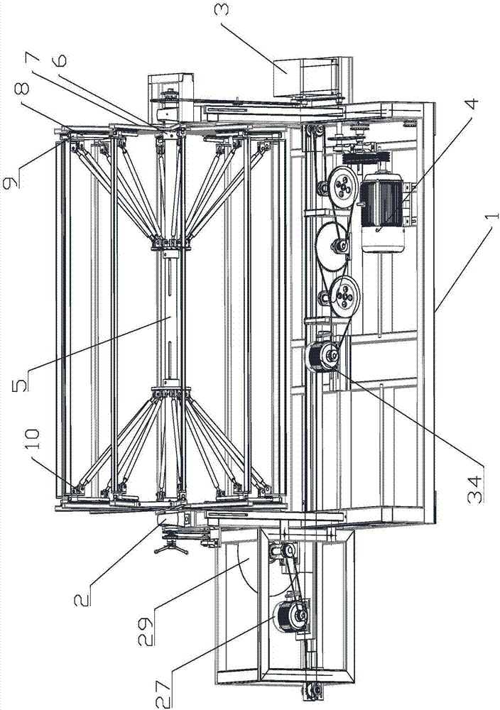 Automatic cage rewinder