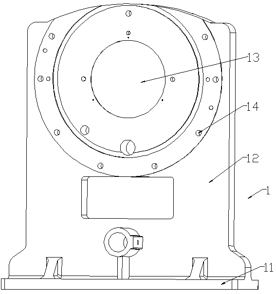 Stuff grinder thick liquid inlet end rack