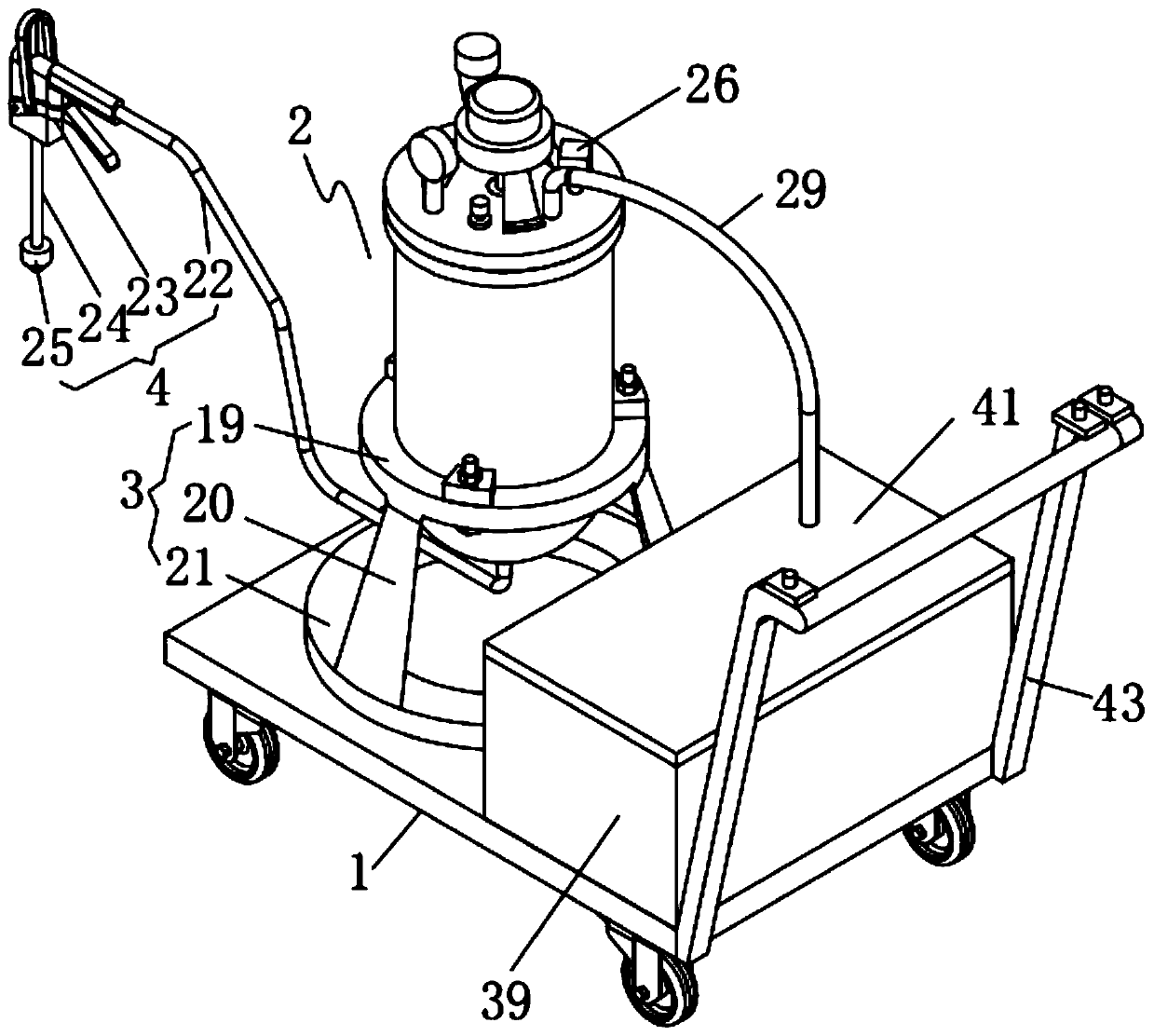 Roadbed maintenance device for highway construction