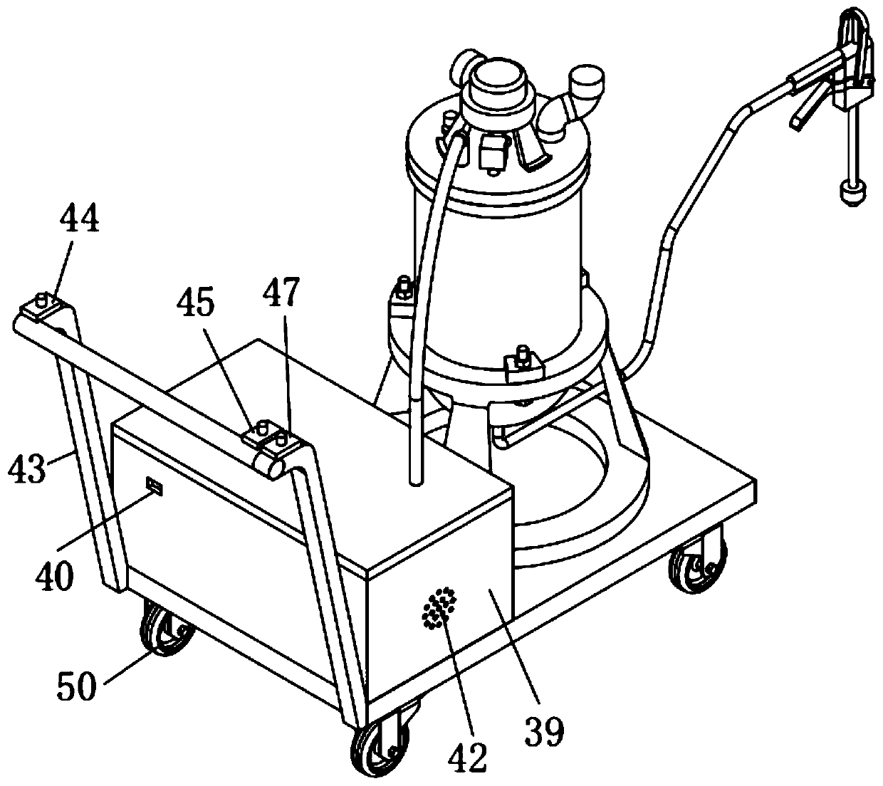 Roadbed maintenance device for highway construction