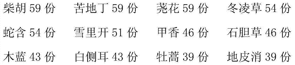 Traditional Chinese medicine preparation for treating epidemic parotitis and preparation method thereof