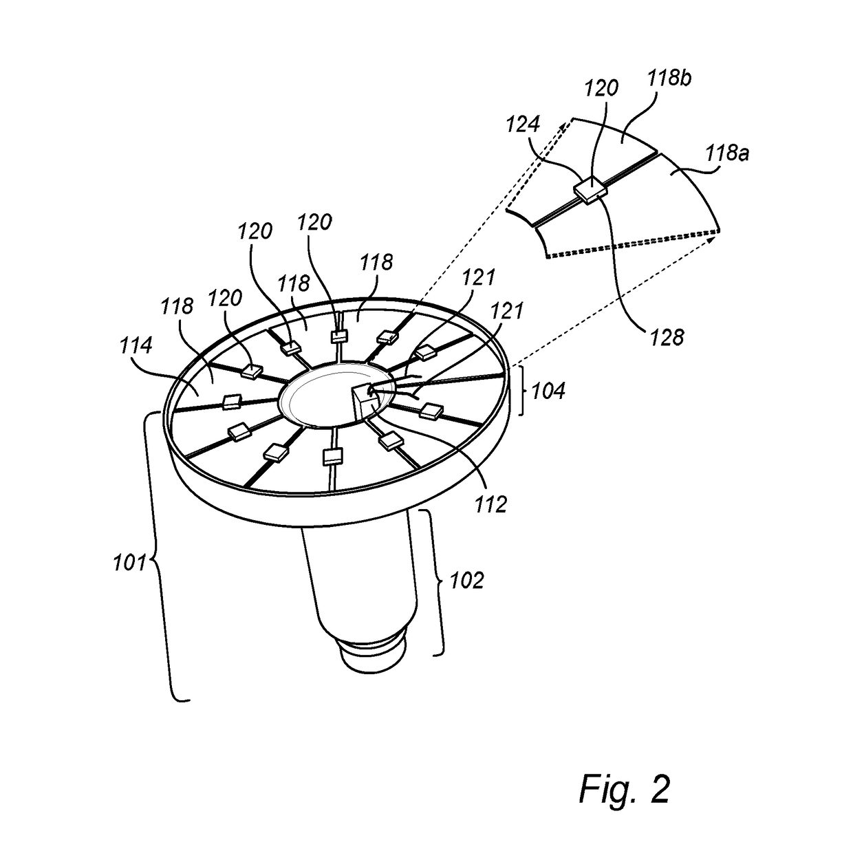 Lighting device with an improved housing