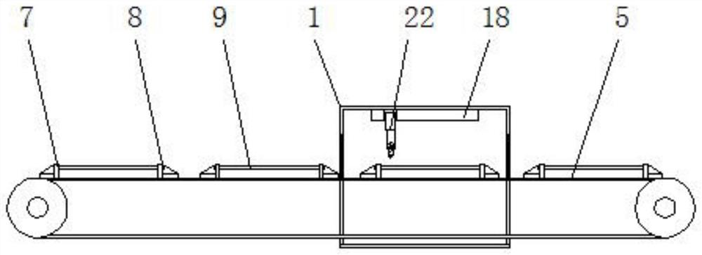 A multi-point control and positioning closed beam detection equipment for workpiece wear detection