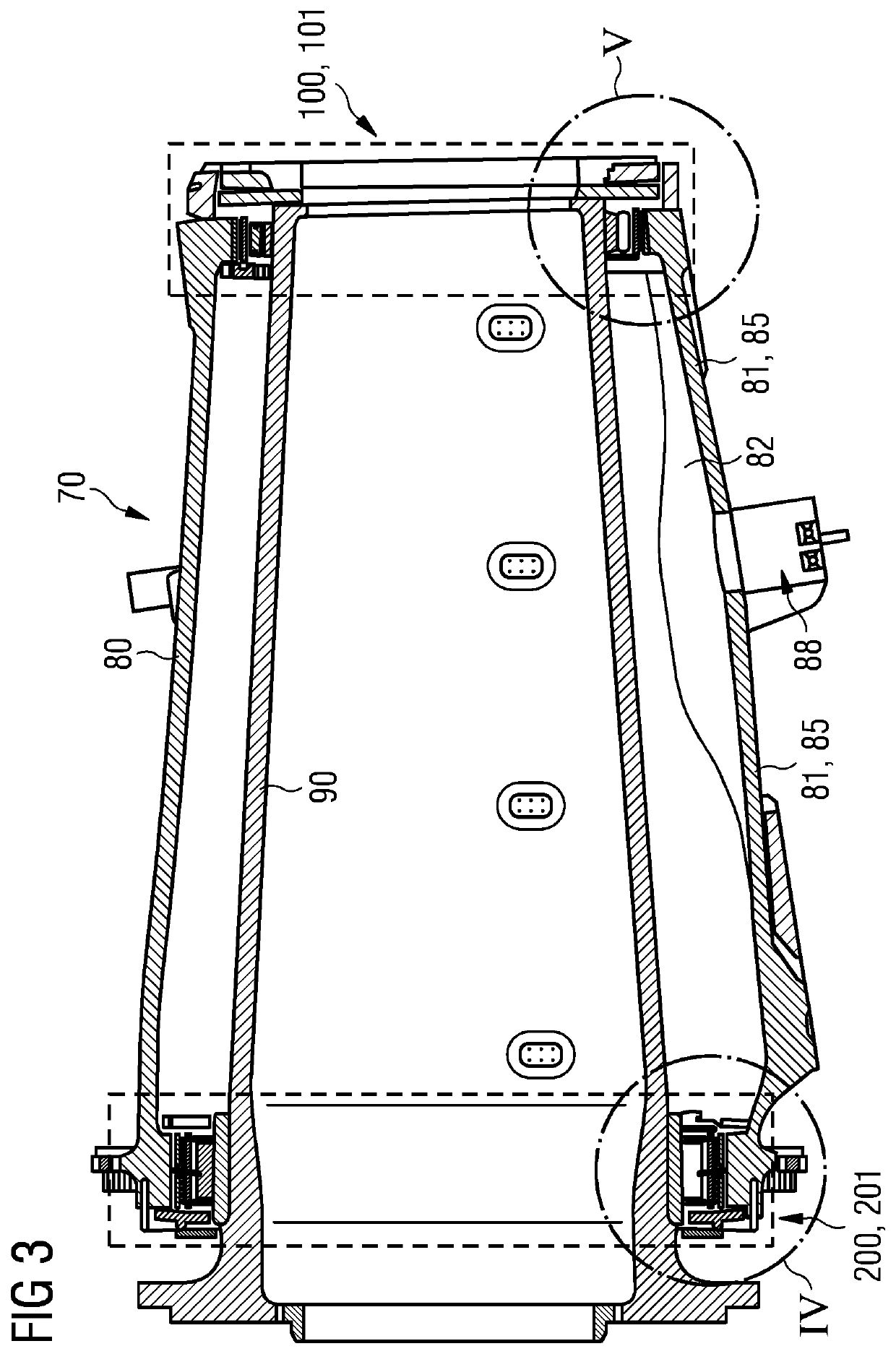 Bearing arrangement for a wind turbine and wind turbine