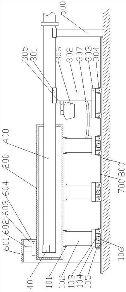 Tubular pile concrete injection device