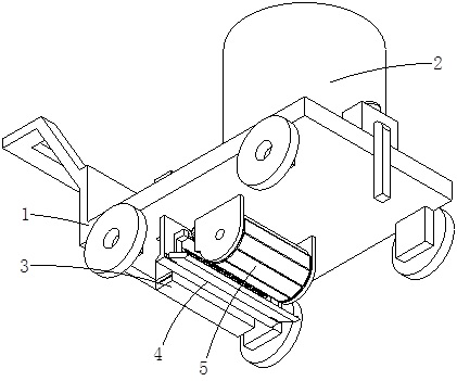 Asphalt lifting device for crack sealing machine