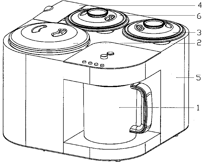 Pulp cooking device and food processor with same