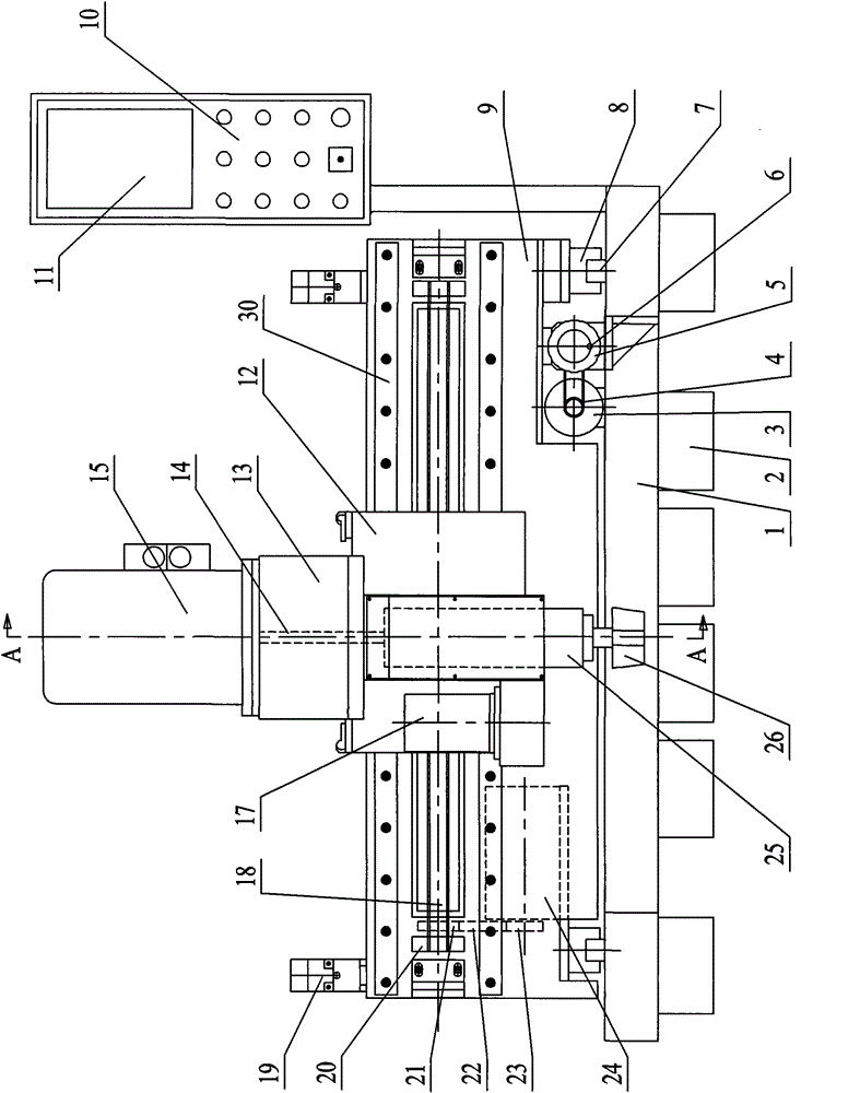 Automatic magnetic seat milling device