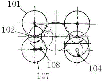 A cam-type continuously variable transmission method and transmission