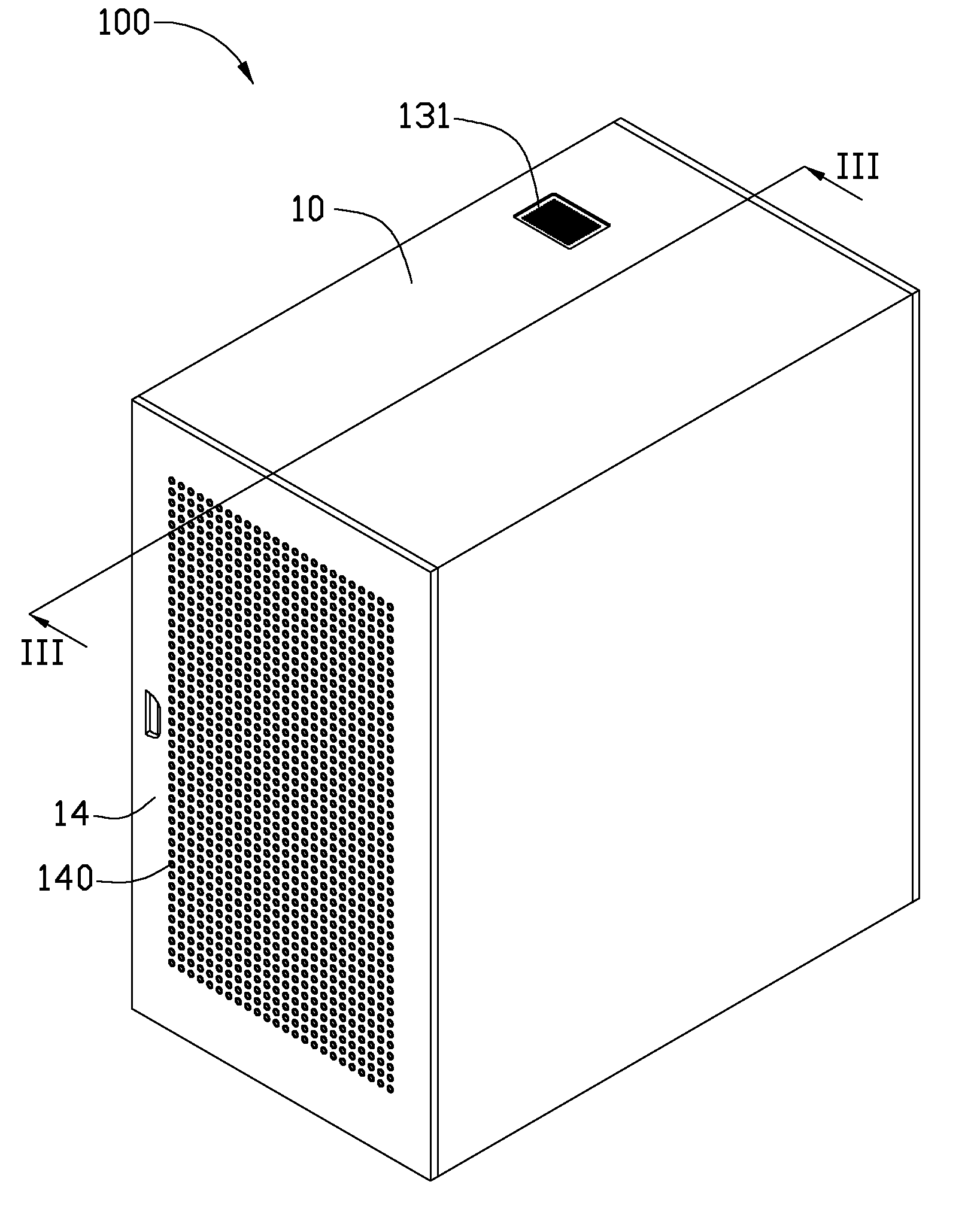 Server cabinet and computer server system using same