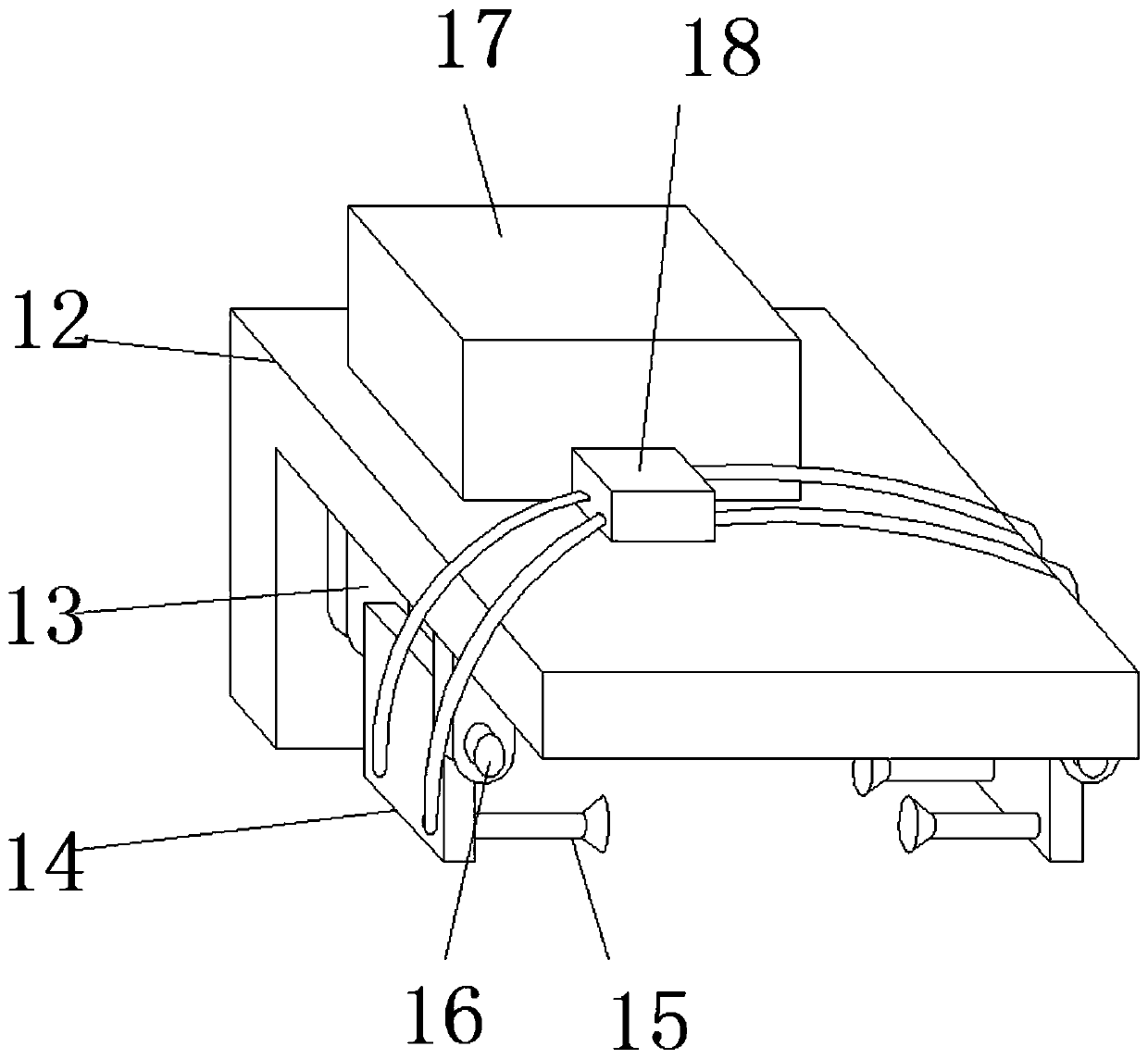 Cleaning device for rail