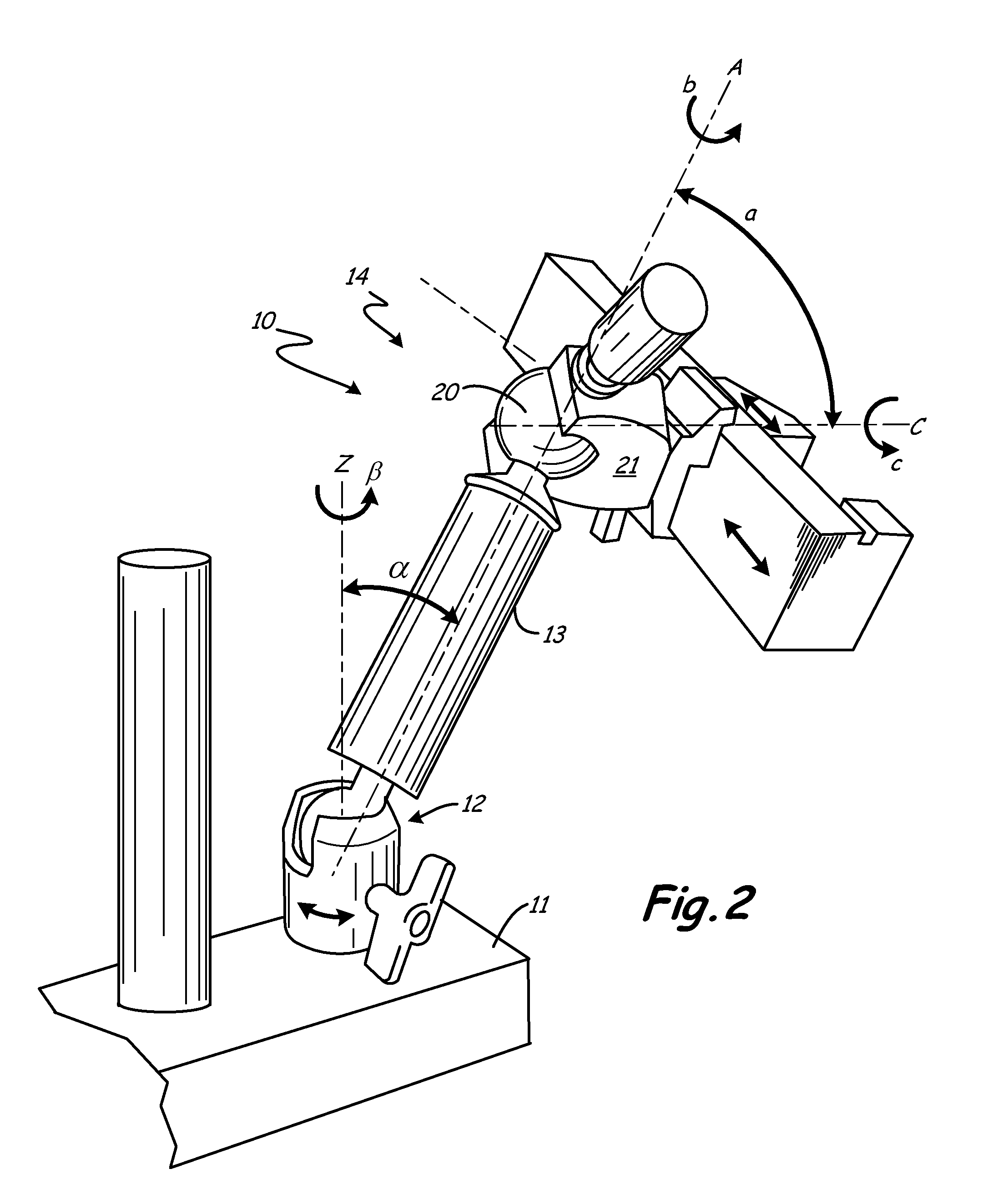 Adjustable leveling mount