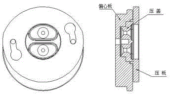 Manufacturing process for top covers in double-headed components of spinning manifolds