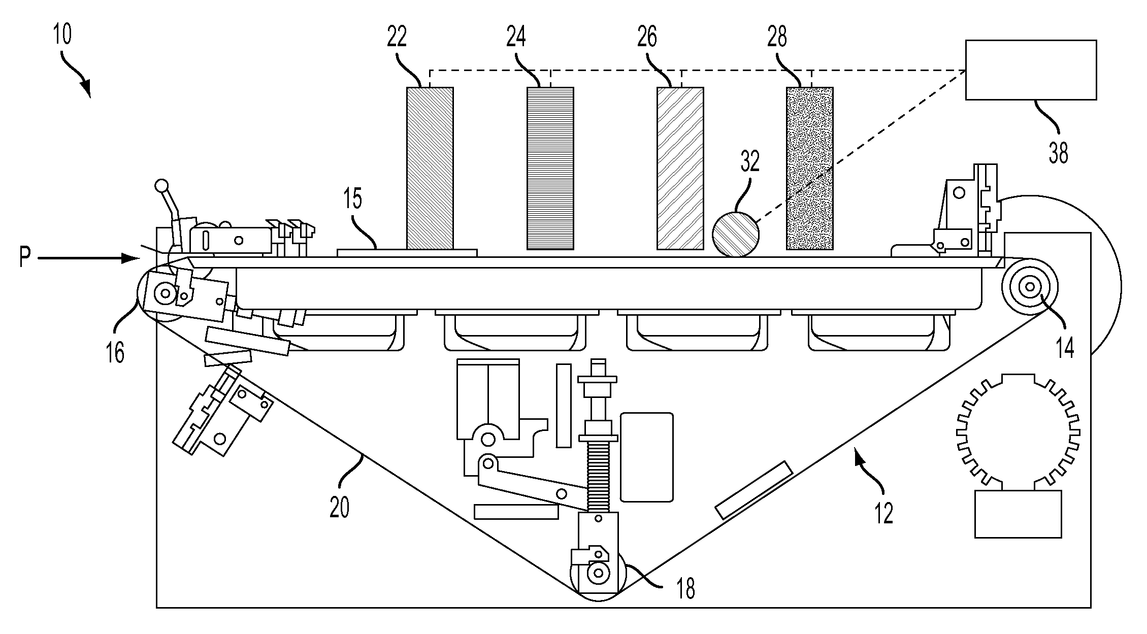 Image quality by printing frequency adjustment using belt surface velocity measurement