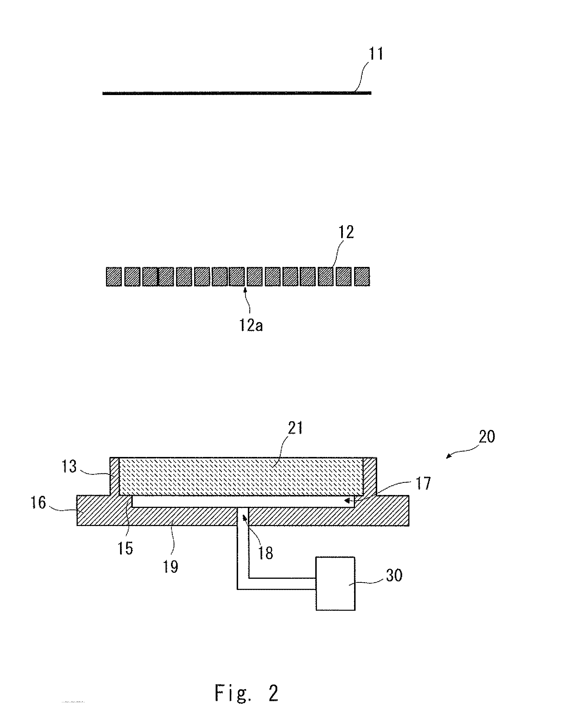 Chucking device and chucking method