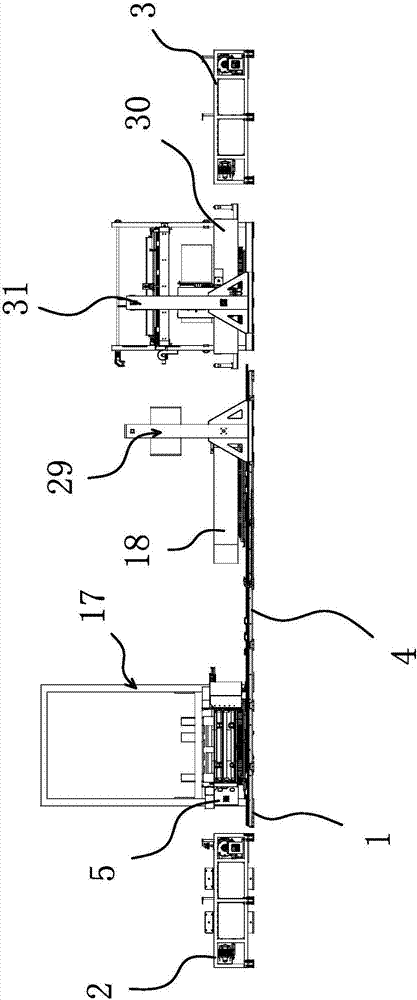 Fully automatic packaging device for photovoltaic glass