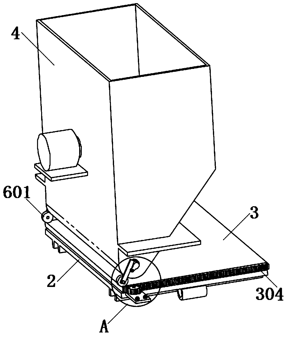 Ceramic tile cement smearing device for architectural decoration