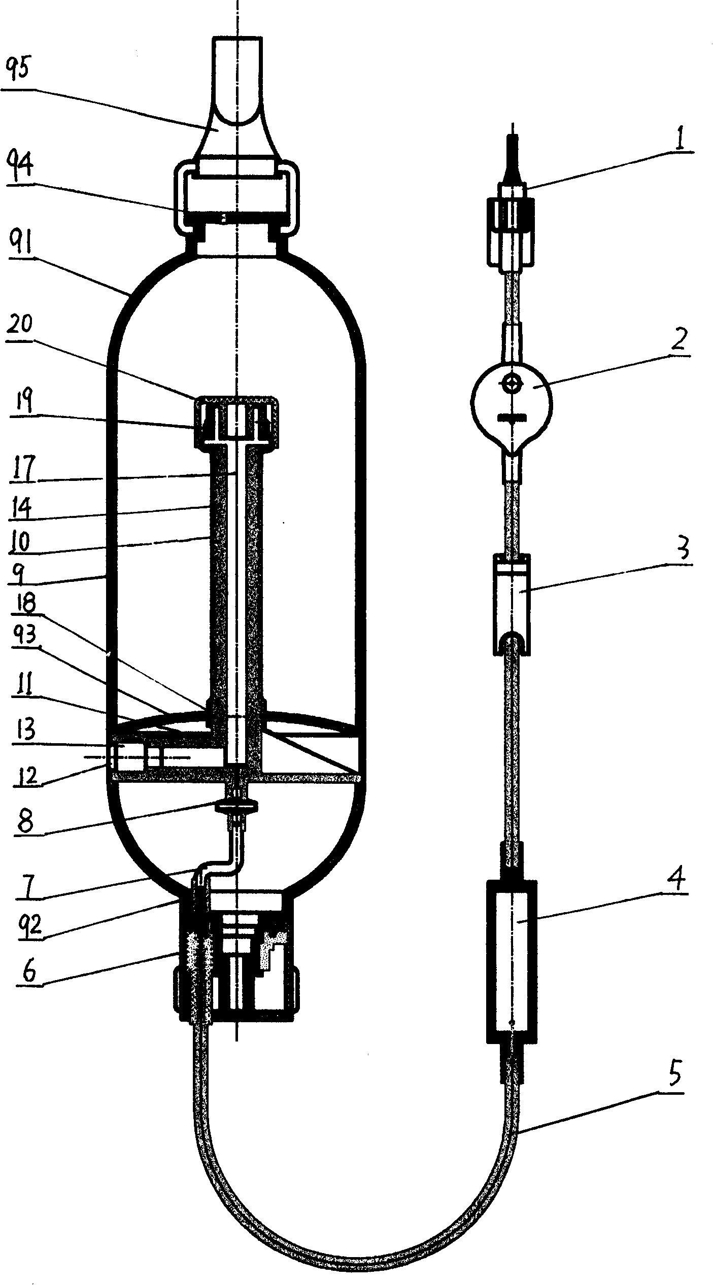 Precision antalgic transfusion device